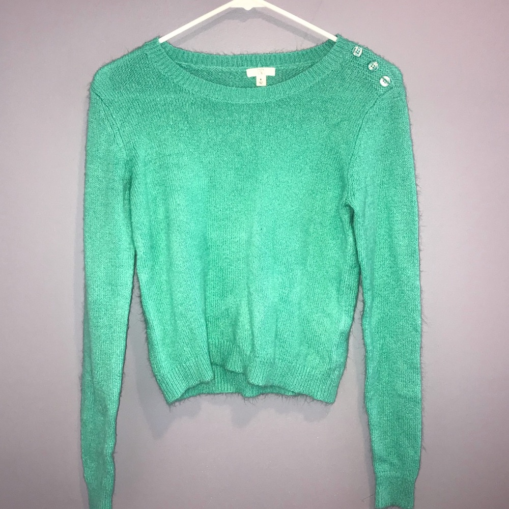 ✨BP by Nordstrom Green Cropped Sweater Size M